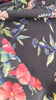 Load and play video in Gallery viewer, Black large floral viscose dressmaking fabric