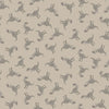 Fabric Pterosaur on olive cotton  - D is for Dinosaur - Dear Stella - DLT2347