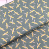 Fabric Pterosaur on olive cotton  - D is for Dinosaur - Dear Stella - DLT2347