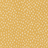 Raindrops on mustard brushed cotton - Over the Rainbow Cozy Cotton by Robert Kaufman
