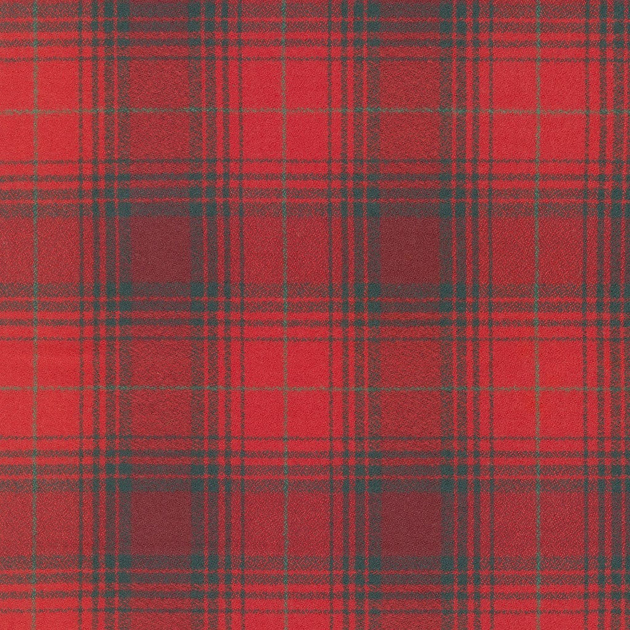 Red check Mammoth organic brushed cotton flannel - Robert Kaufman