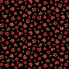 cotton fabric Red roses on black cotton - Vintage Rose - Timeless Treasures - CD2206