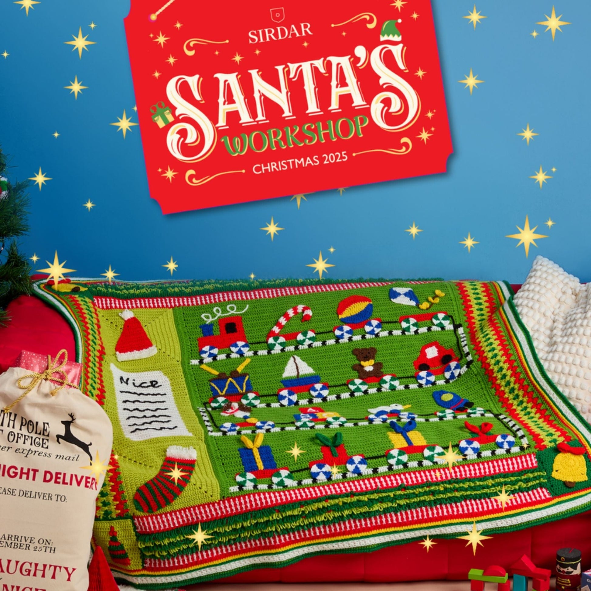 Needlecraft Kits Santa's Workshop Christmas Crochet Along 2025