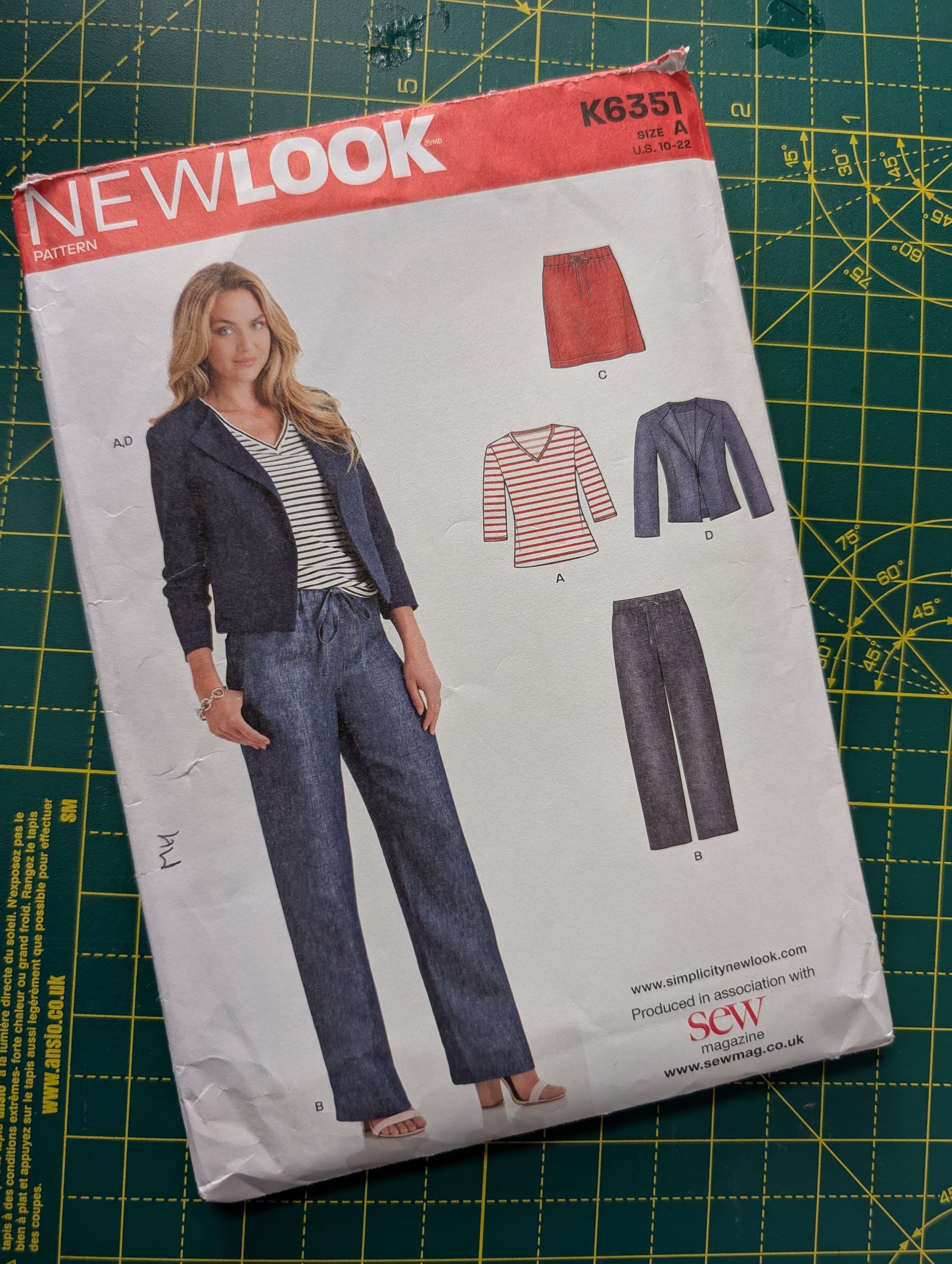 Sewing patterns - uncut