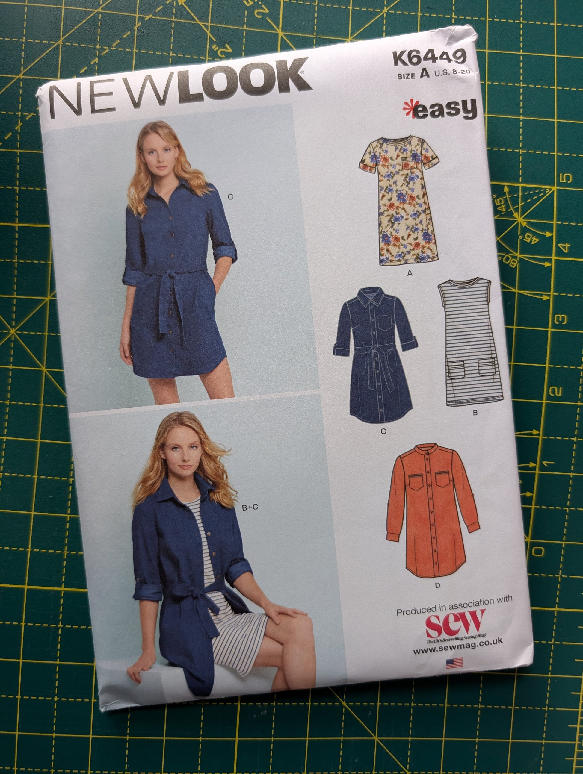 Sewing patterns - uncut