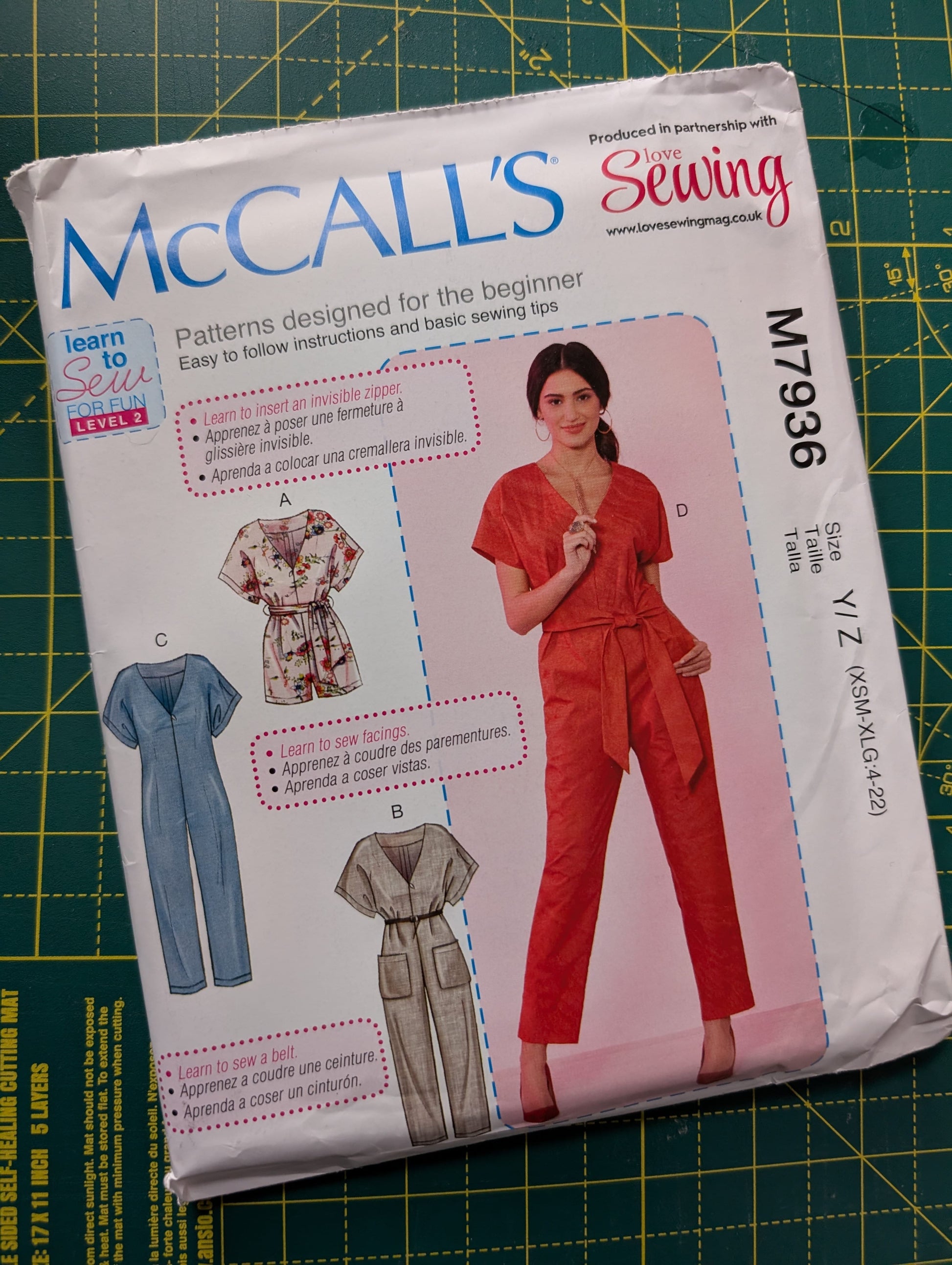 Sewing patterns - uncut