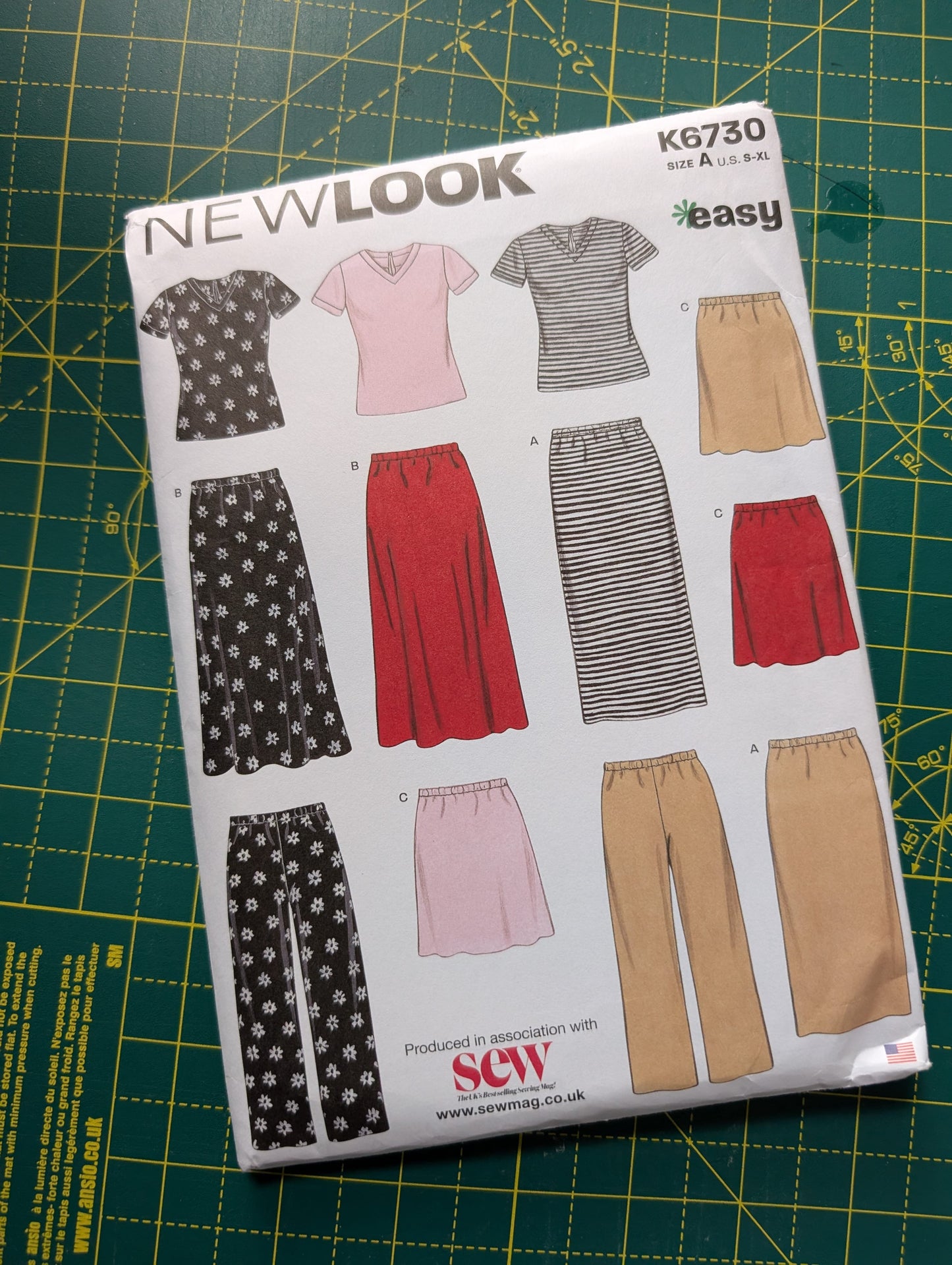 Sewing patterns - uncut