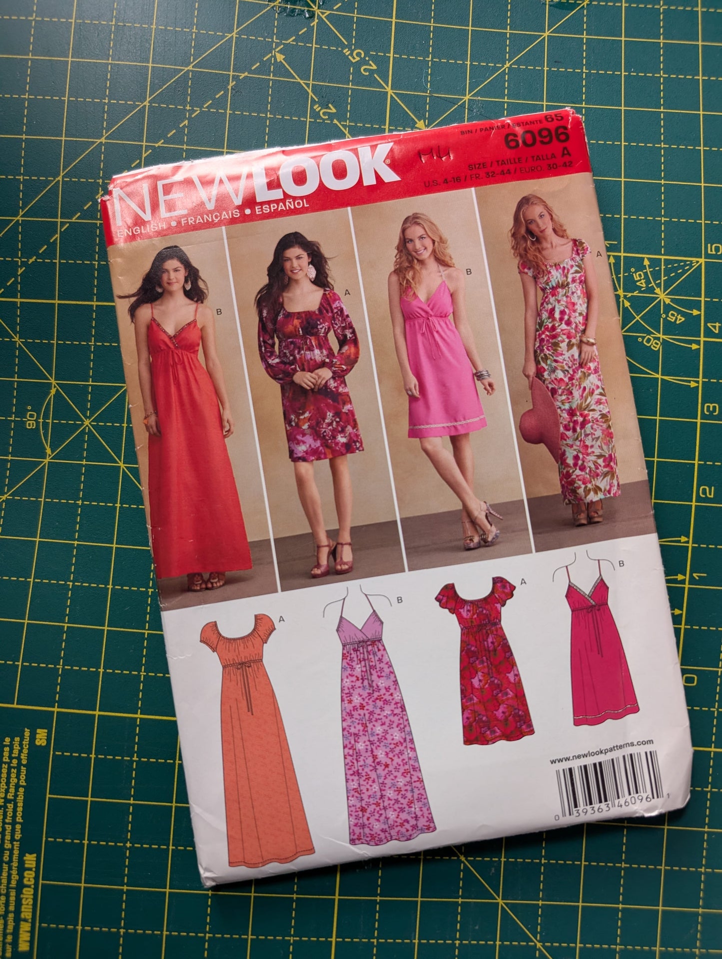 Sewing patterns - uncut