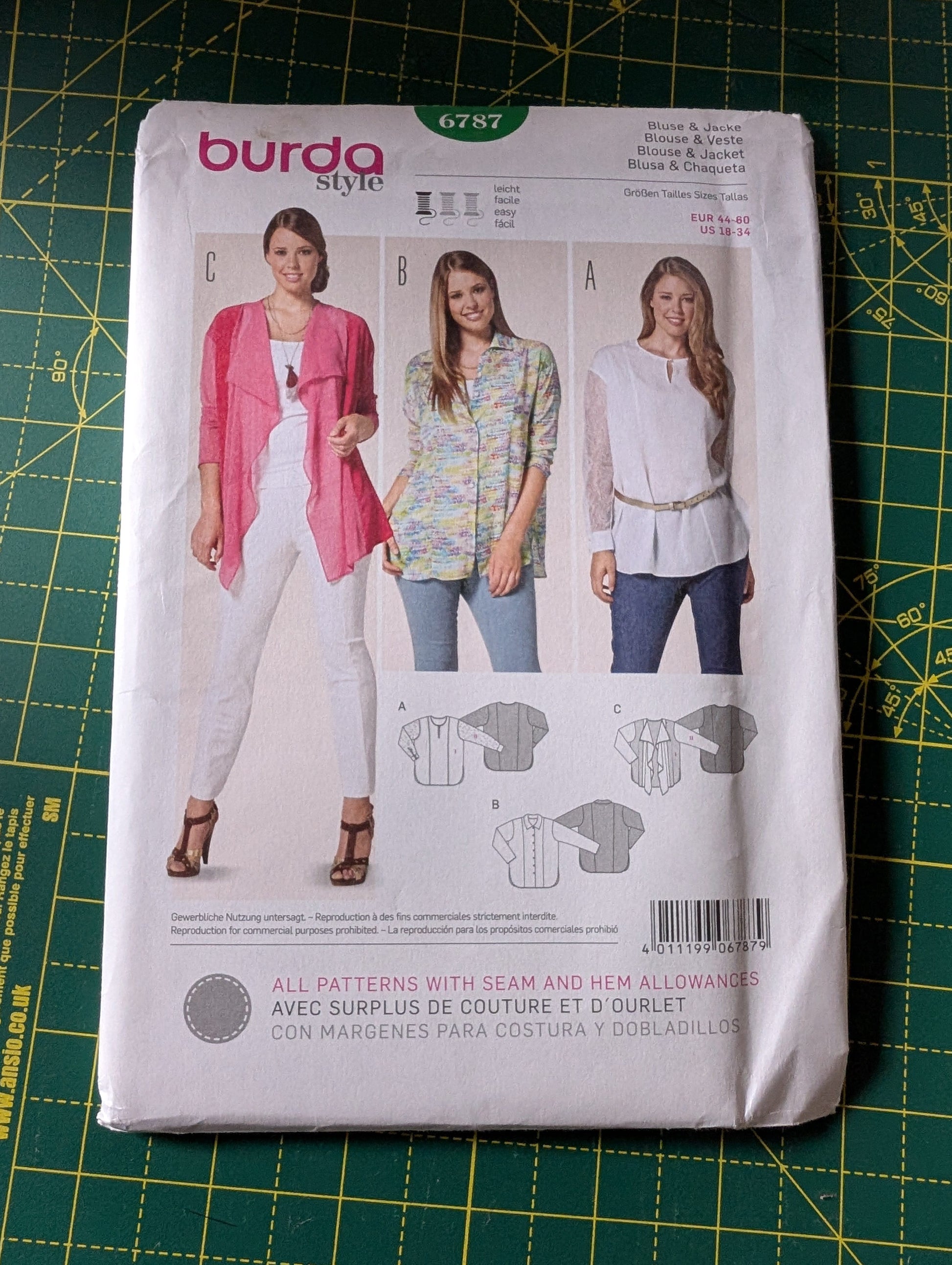 Sewing patterns - uncut