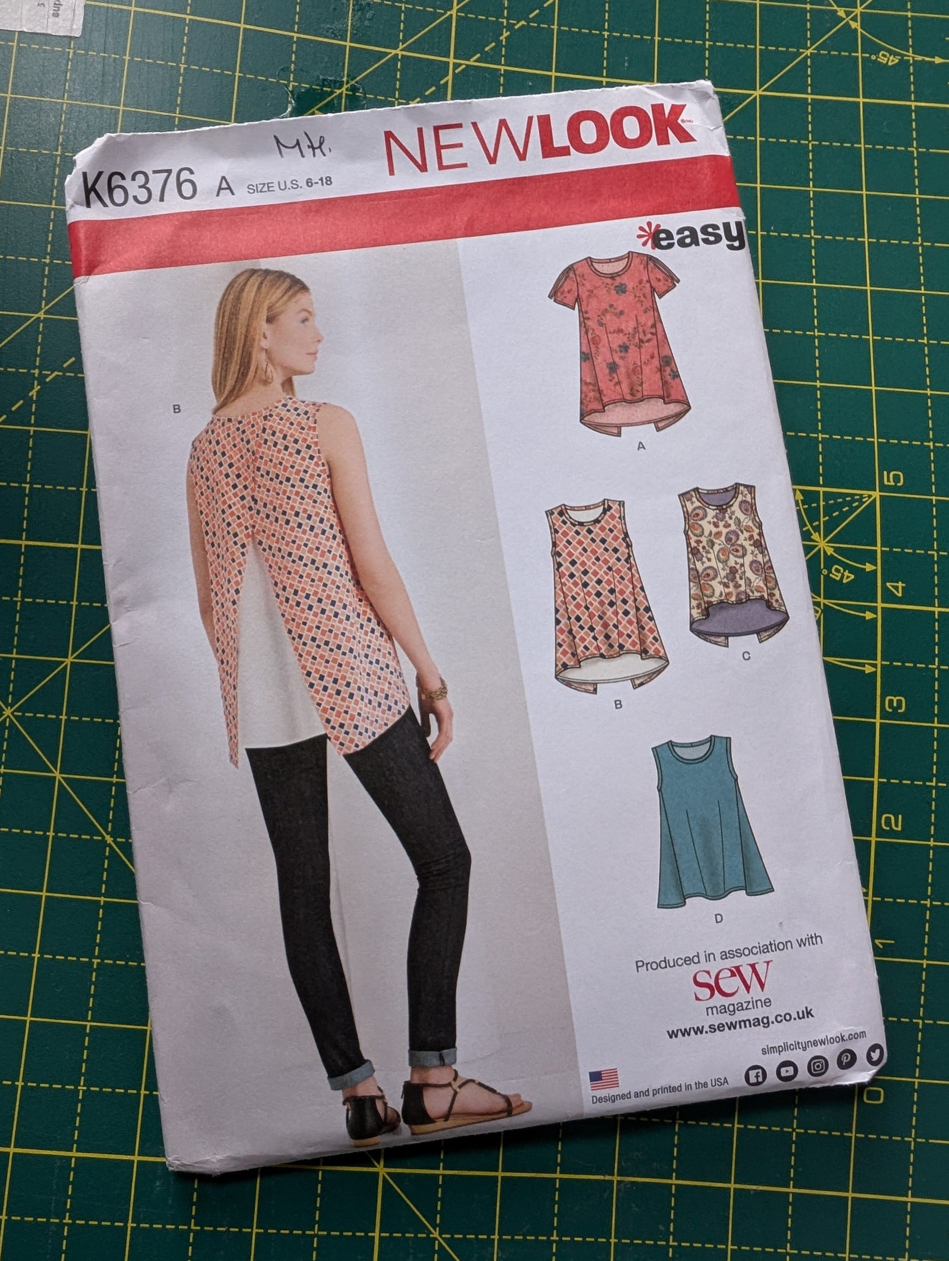 Sewing patterns - uncut
