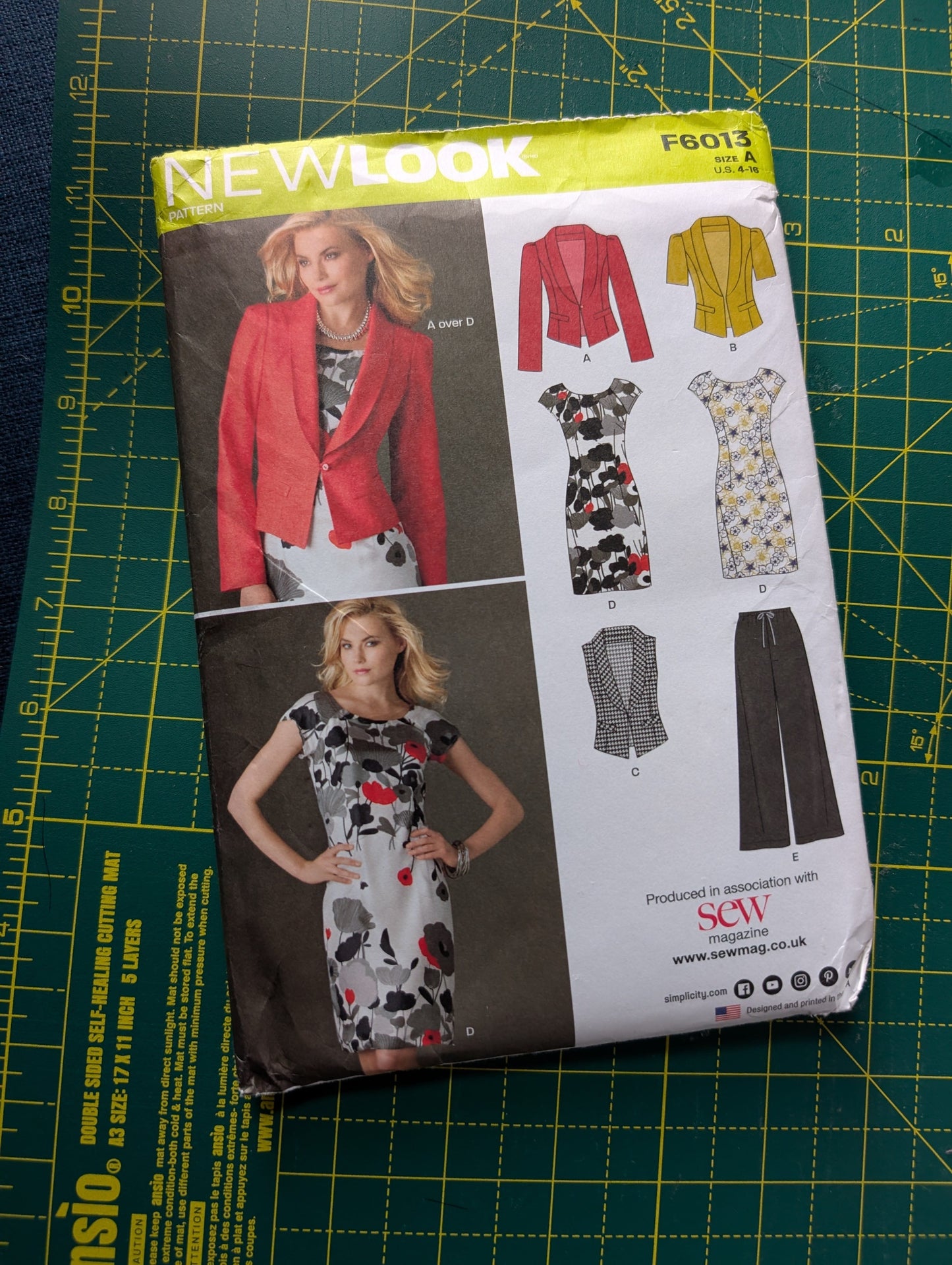 Sewing patterns - uncut