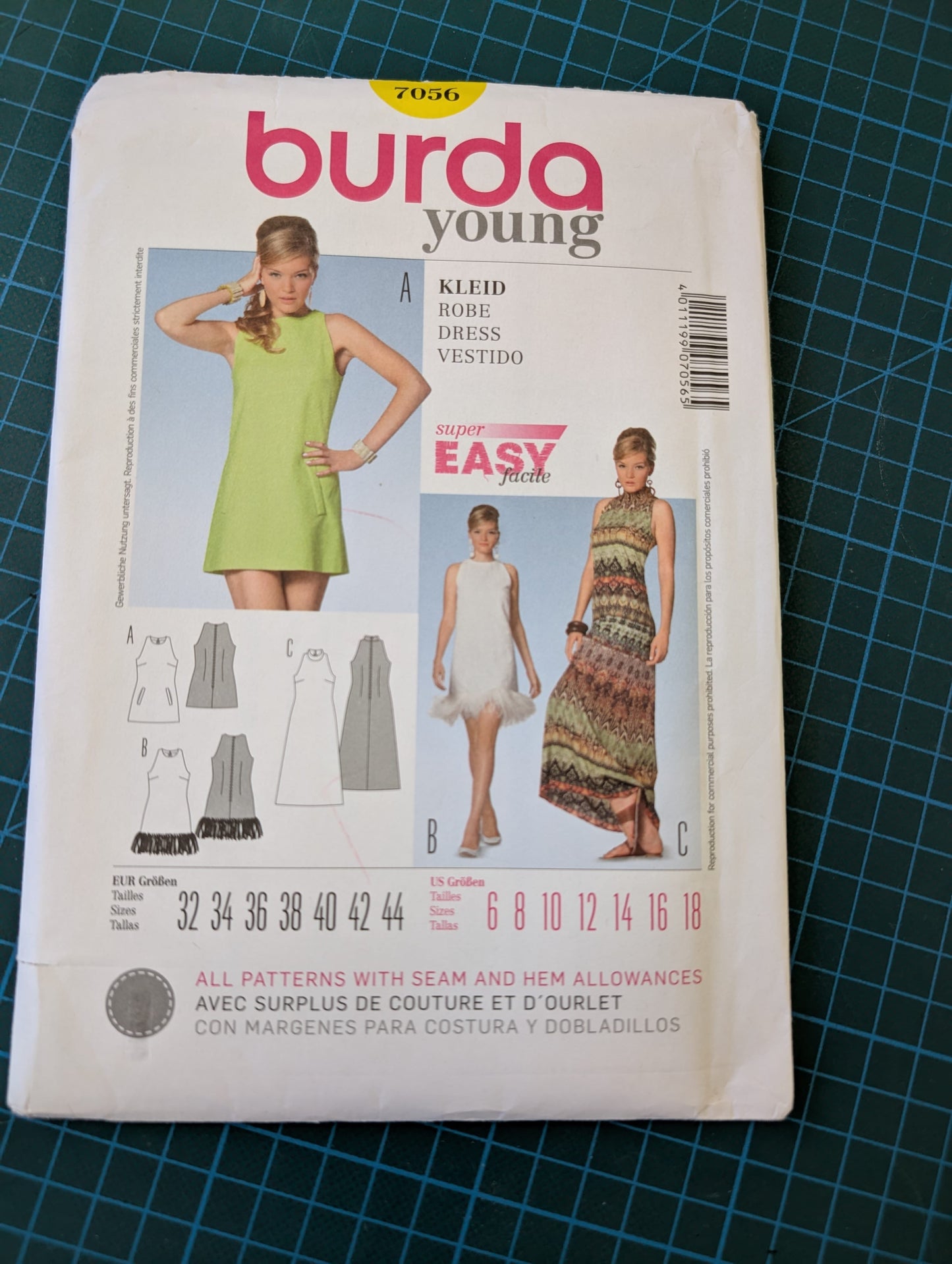 Sewing patterns - uncut