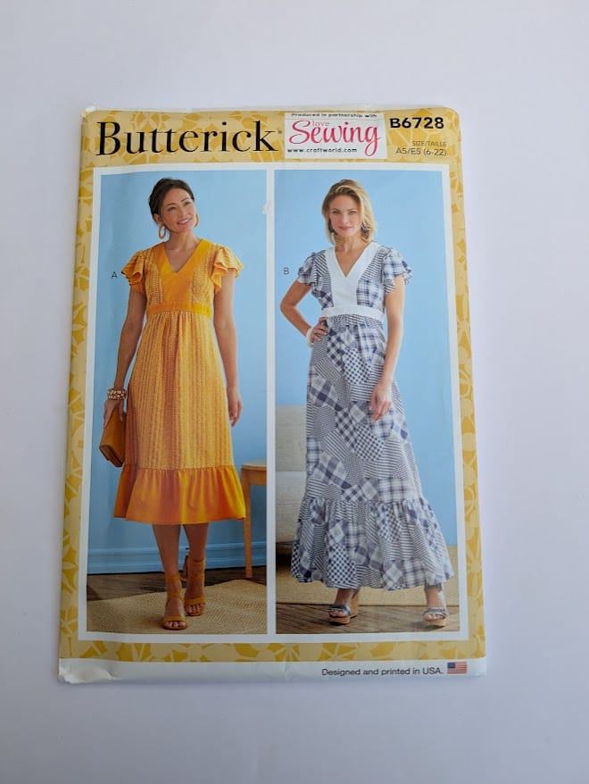 Sewing patterns - uncut