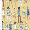 Fabric Simplicity fat quarter bundle - Beach Outfits - Craft Cotton Co