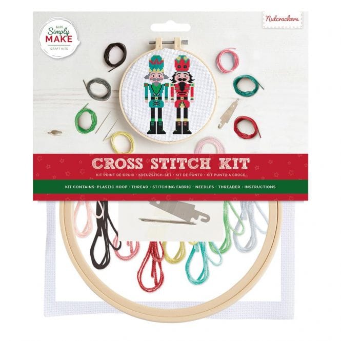 Cross Stitch Kit - Nutcrackers - Simply Make