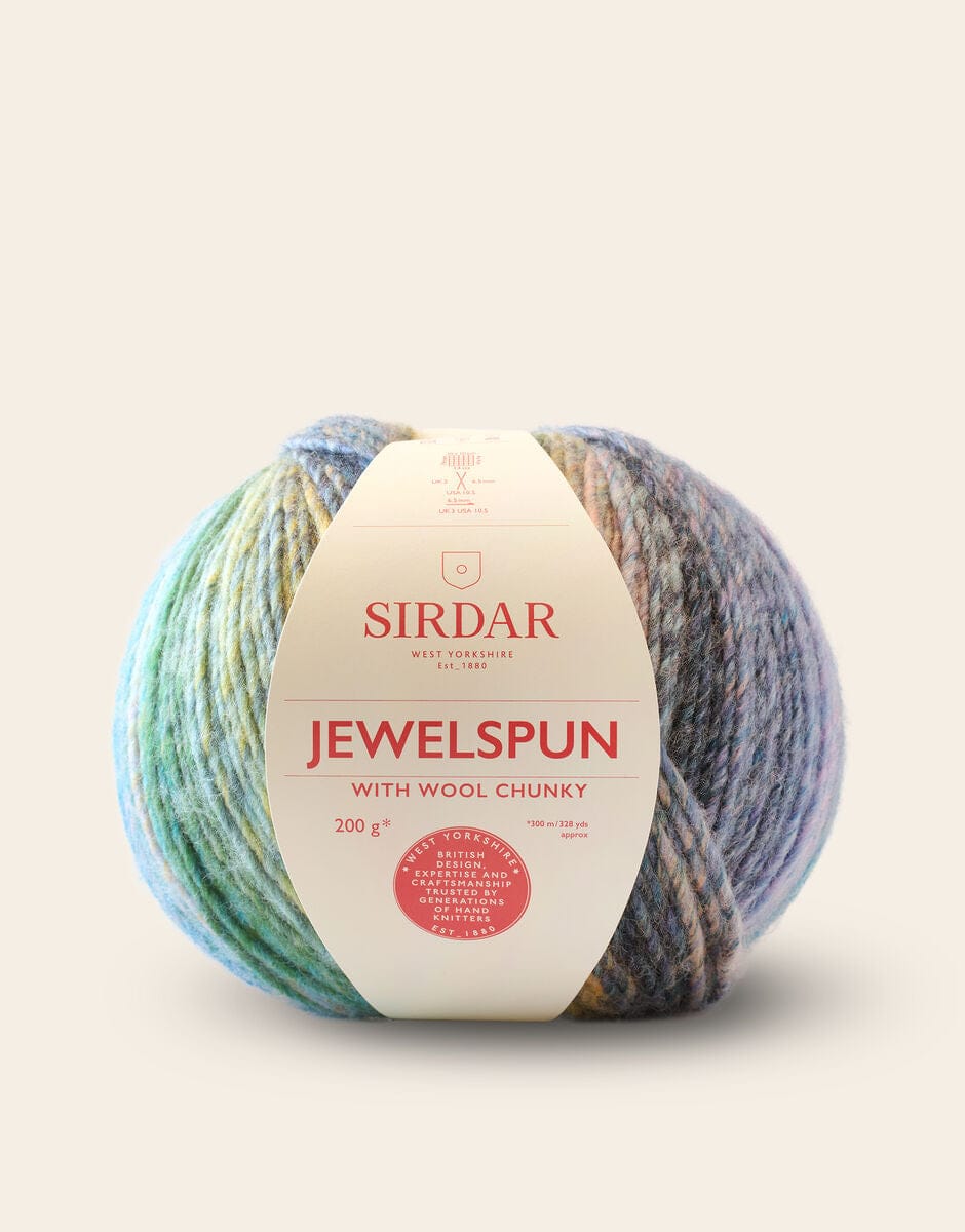 aran yarn Sirdar Jewelspun chunky with wool 200g
