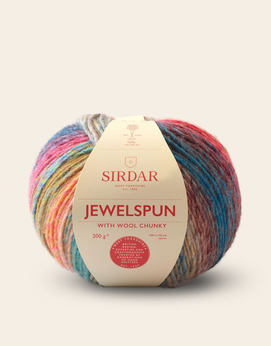 aran yarn Sirdar Jewelspun chunky with wool 200g