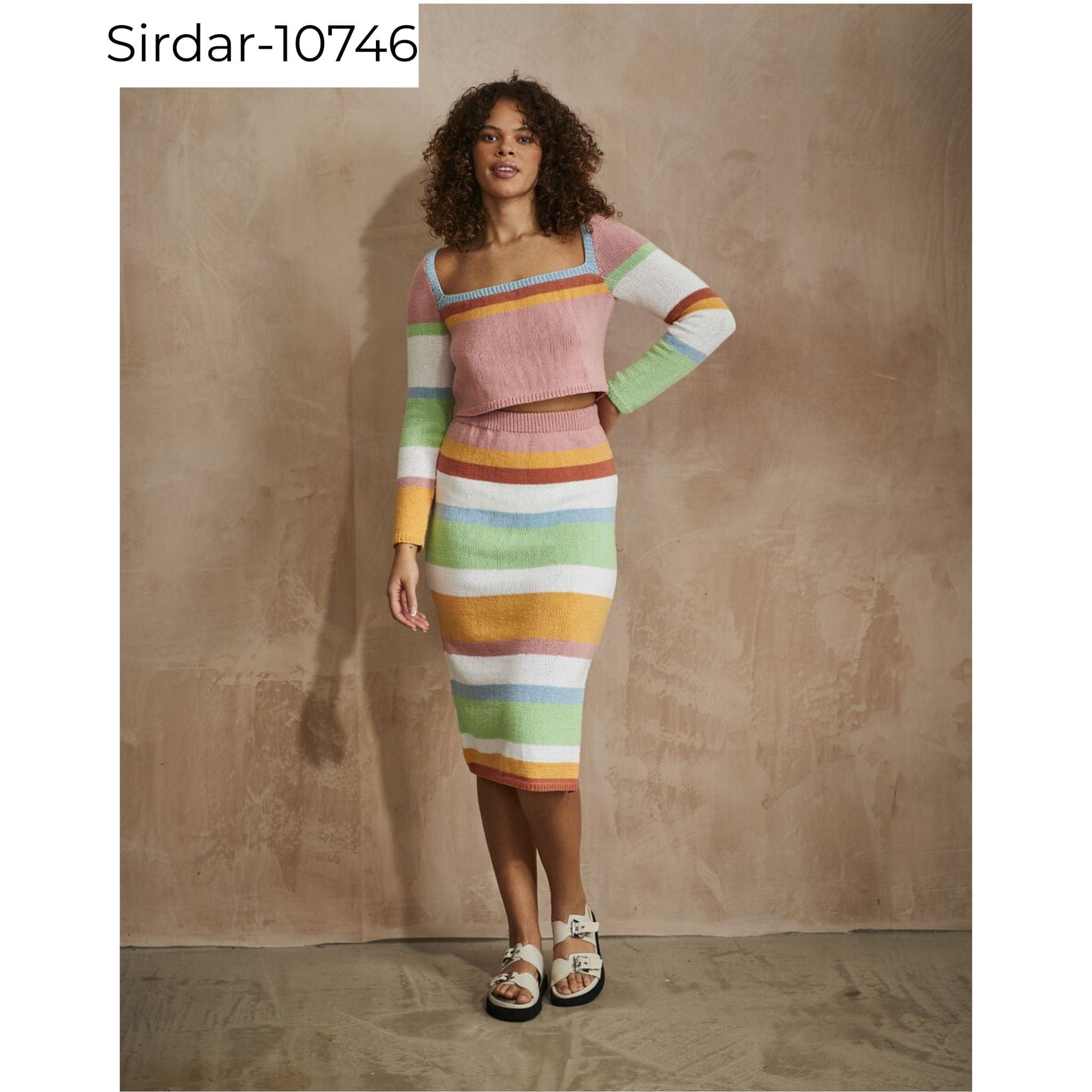 Sirdar maxi co-ord-DK knitting pattern-10746
