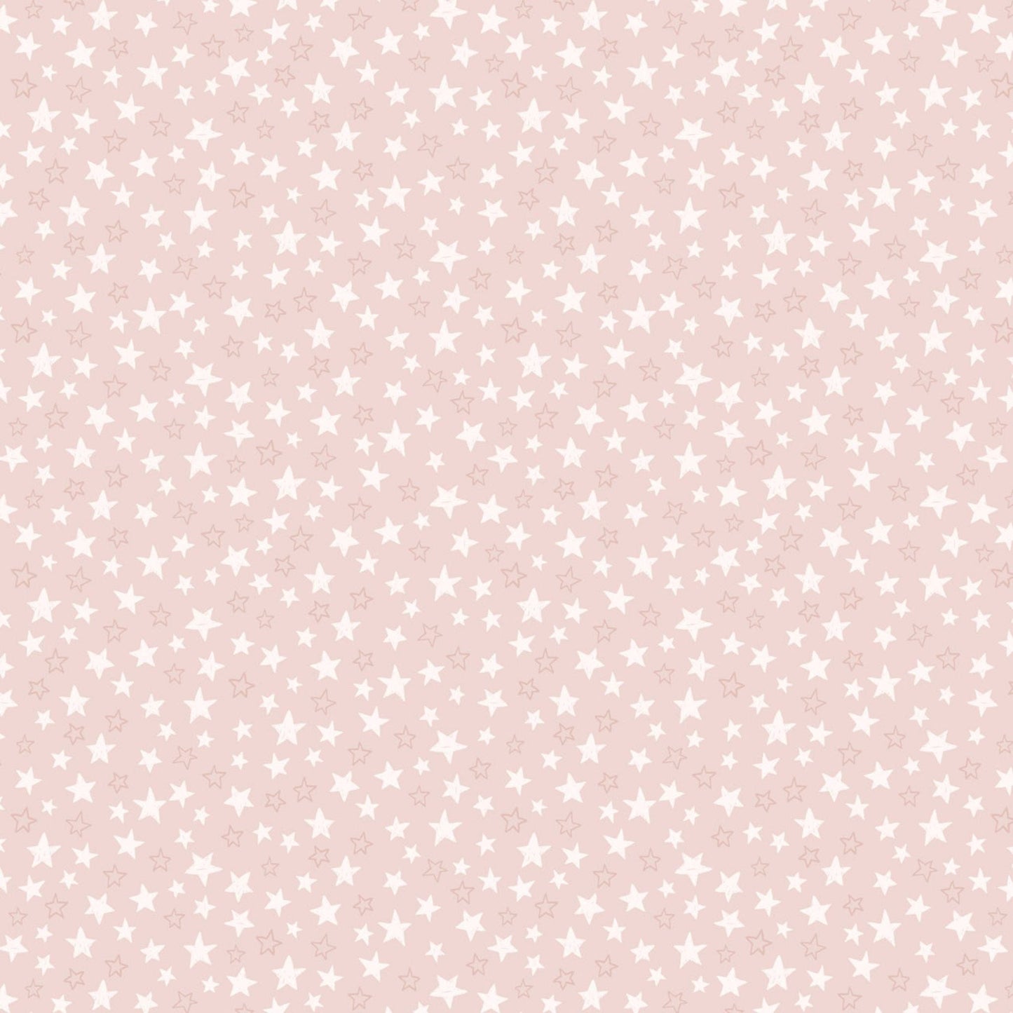 Fabric Stars on grey cotton fabric - Special Delivery - Lewis & Irene