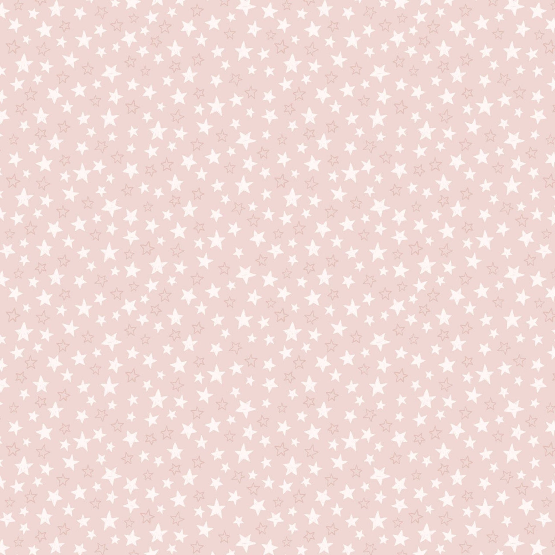 Fabric Stars on grey cotton fabric - Special Delivery - Lewis & Irene