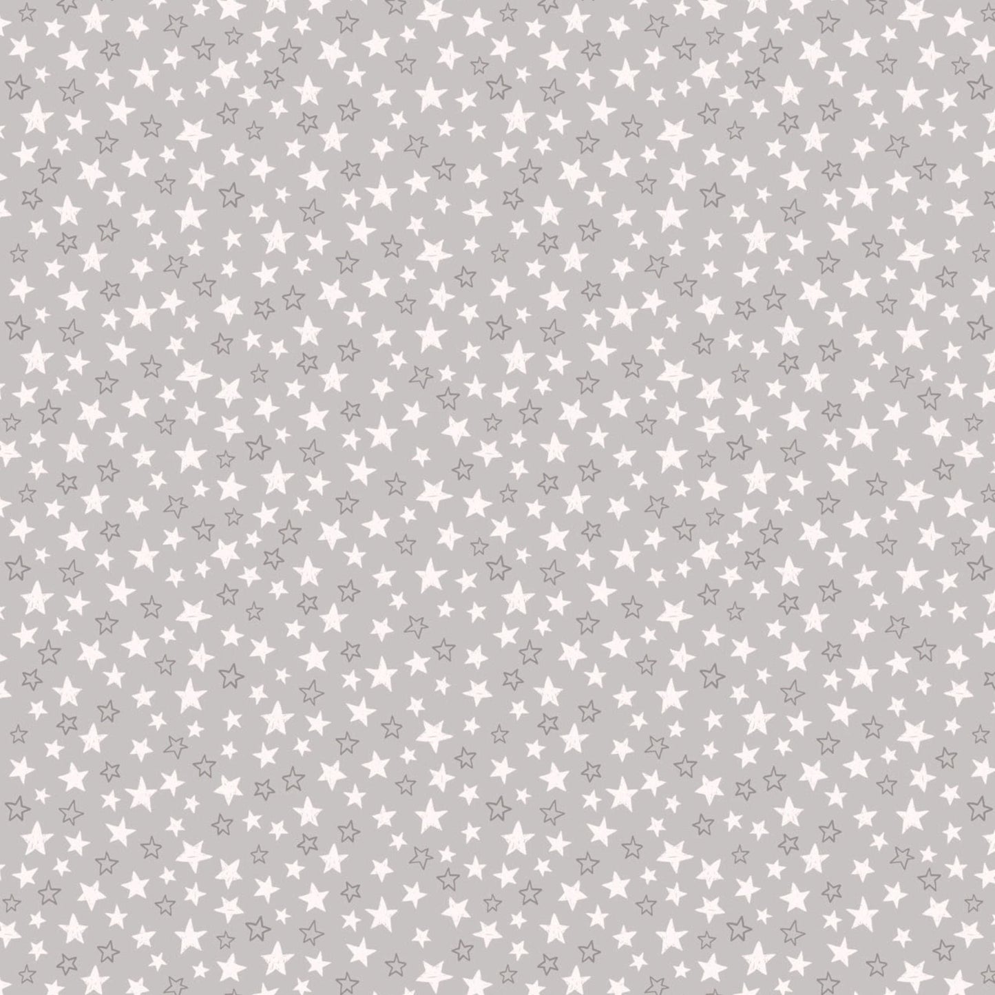 Fabric Stars on pink cotton fabric - Special Delivery - Lewis & Irene