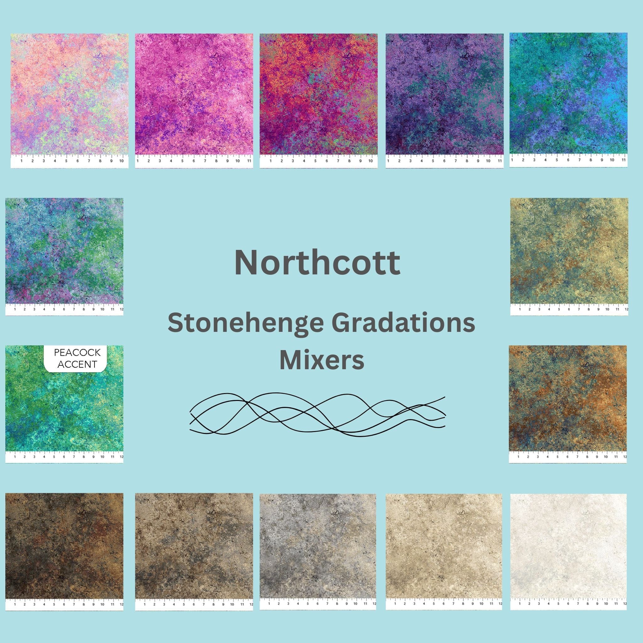 mixer fabric Stonehenge Multi Mixers - Single Colorway - Northcott