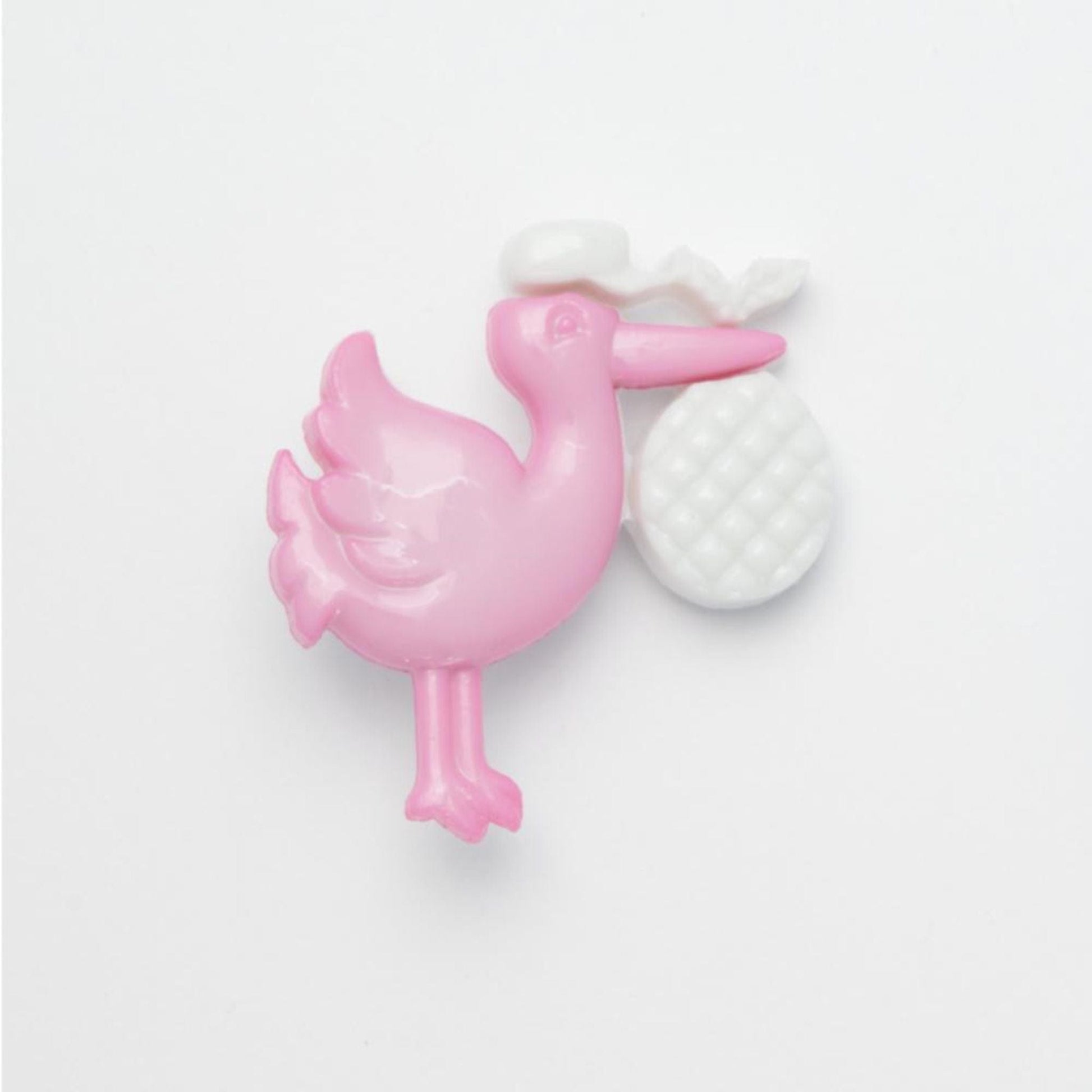 Stork 34mm buttons - Pack of 5