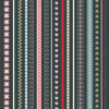 Fabric Stripes on dark cotton fabric - Gingerbread Season by Lewis & Irene