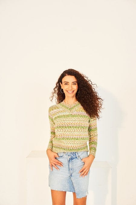 knitting pattern Stylecraft 10131 knitted sweater and tank top