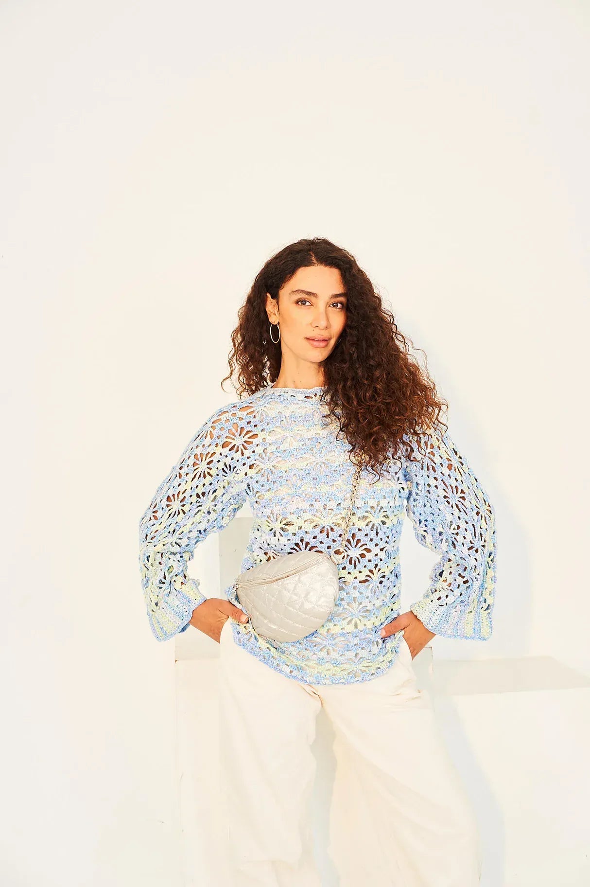 crochet-pattern Stylecraft 10133 top and shrug crochet pattern