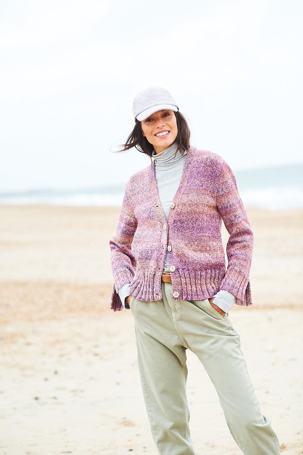 Sweater and Cardigan Aran knitting pattern - Stylecraft 10008