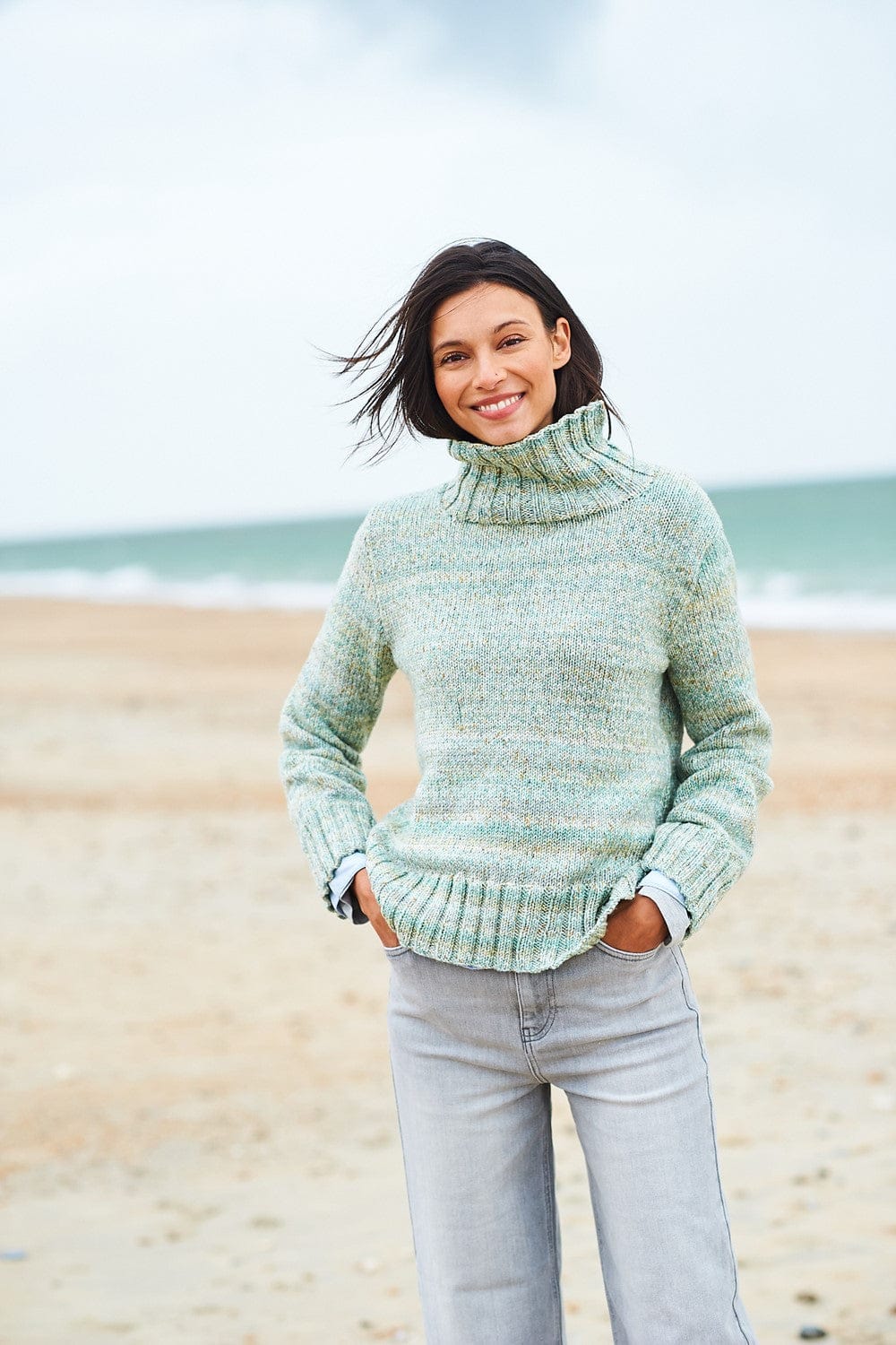 Sweater and Cardigan Aran knitting pattern - Stylecraft 10008
