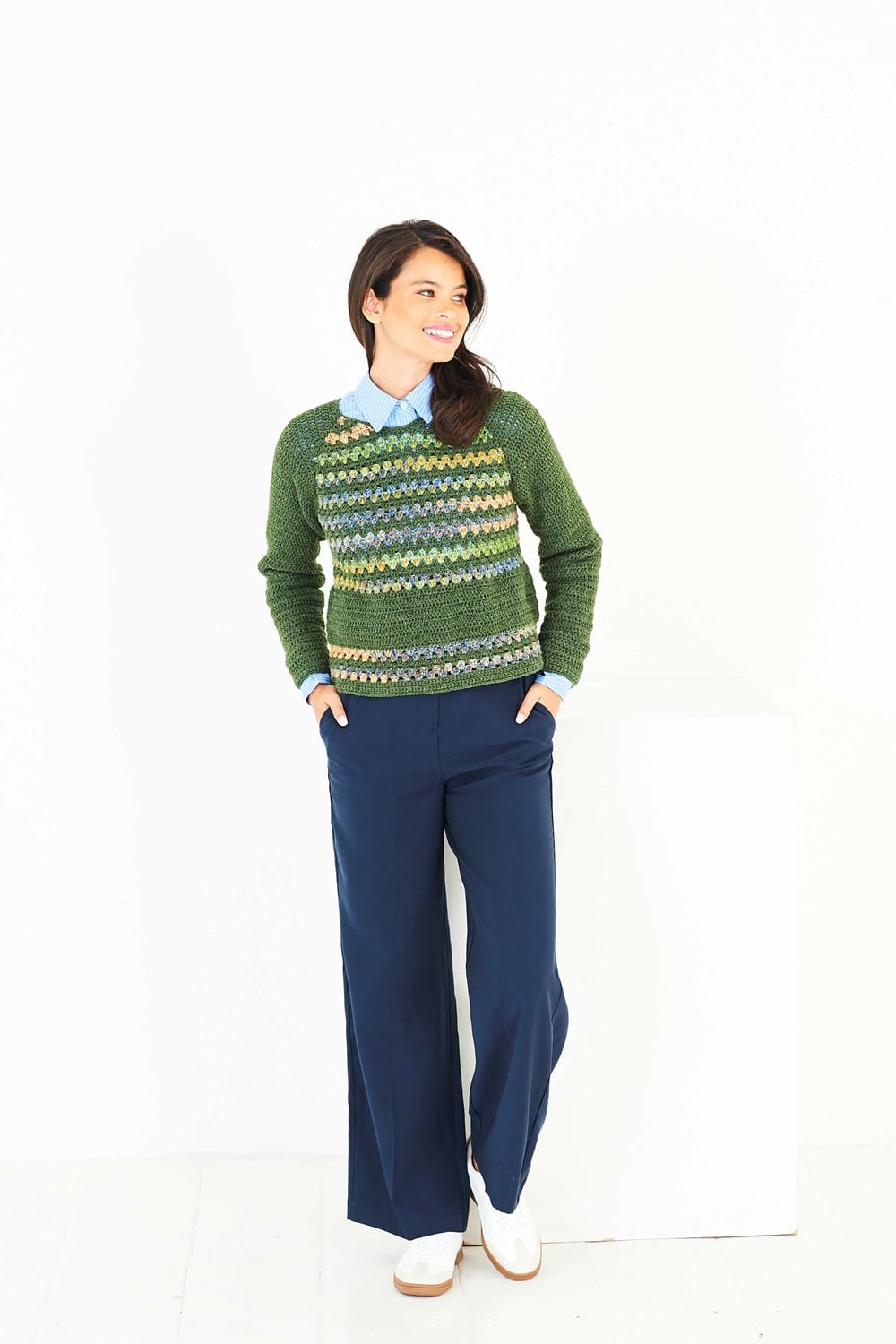 Sweater crochet pattern - Stylecraft 10258