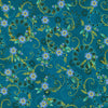 Gold leaves on teal cotton - Jaikumari - Robert Kaufman - SRKM-21746-81