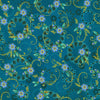 Teal and gold floral cotton - Jaikumari - Robert Kaufman - SRKM-21745-213 hi