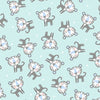 Pink elephants brushed cotton - Snuggle in the Jungle - Benartex
