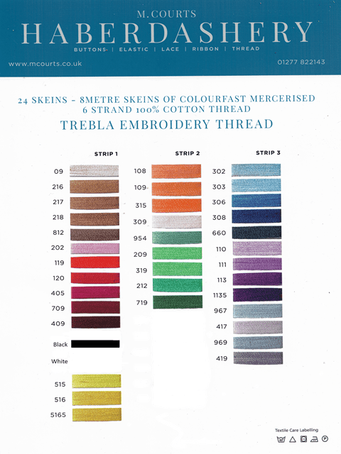 Trebla Embroidery Floss