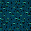 cotton fabric Turquoise flowers on teal  - Backyard - Moda - RS2084 14