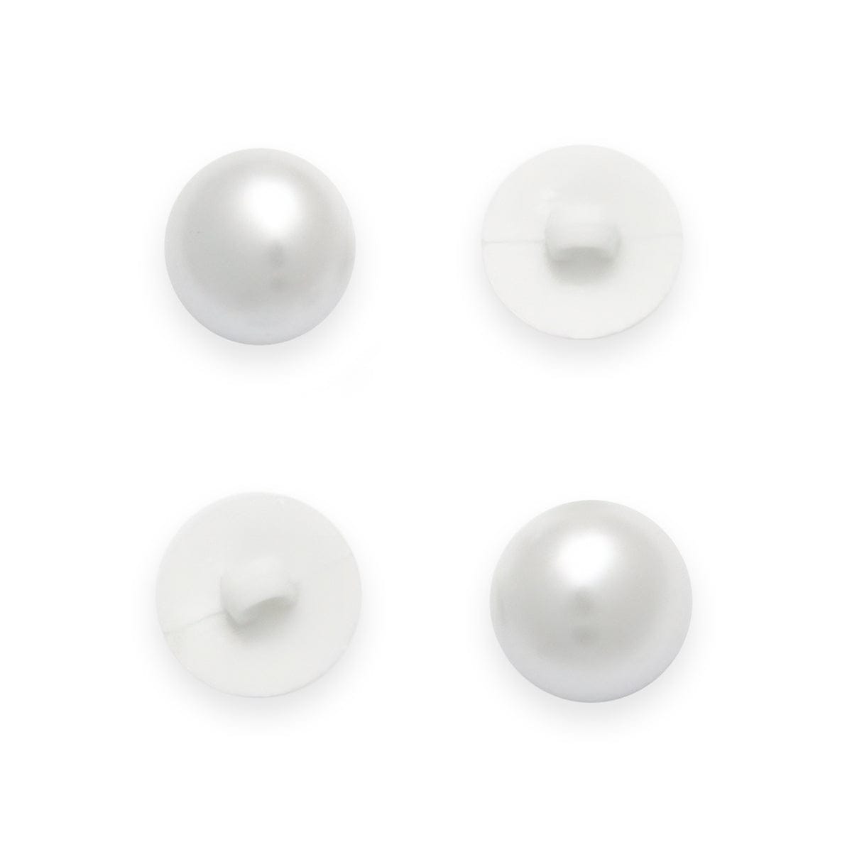 White pearl buttons - G980