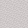 White stars on grey cotton fabric - Special Delivery by Lewis and Irene
