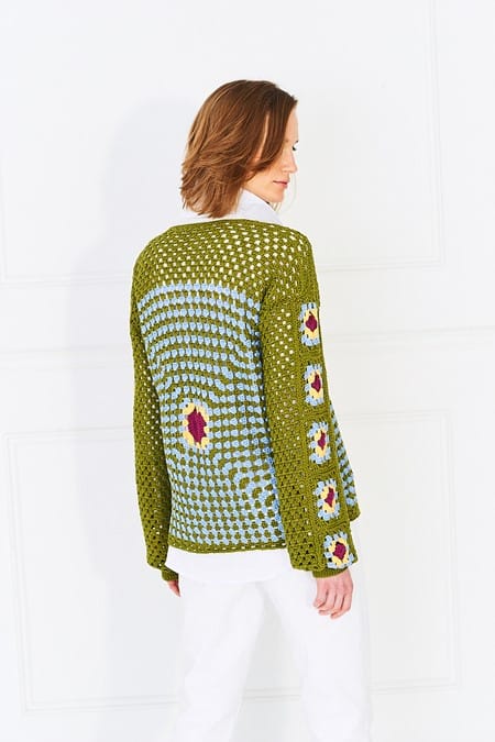 Women's Cardigan and Sweater crochet pattern in DK - Stylecraft 9993