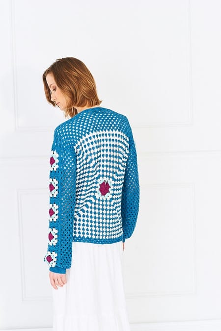 Women's Cardigan and Sweater crochet pattern in DK - Stylecraft 9993
