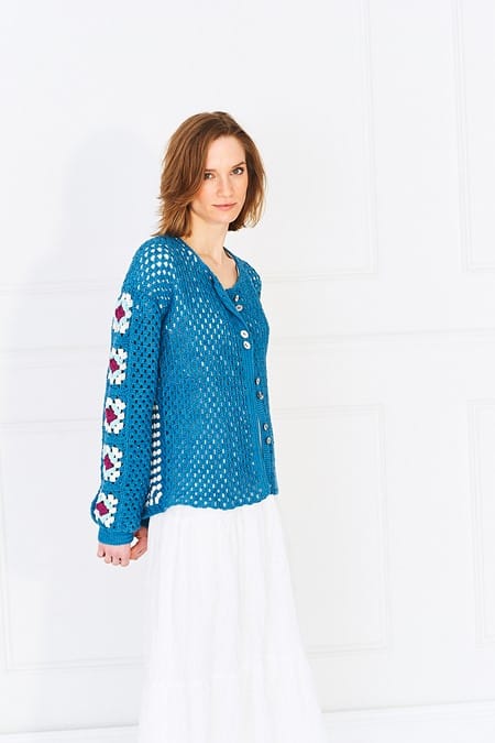 Women's Cardigan and Sweater crochet pattern in DK - Stylecraft 9993