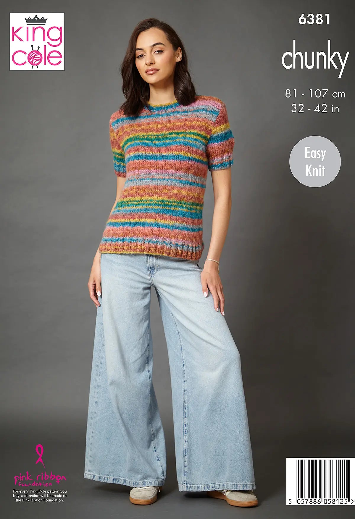 Women's Cardigan and Sweater knitting pattern in chunky - King Cole 6381