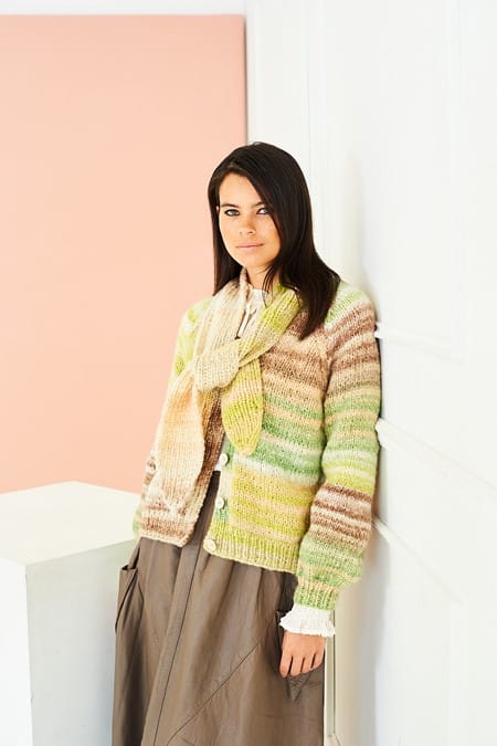Women's Cardigans & Scarves knitting pattern chunky - Stylecraft 10266