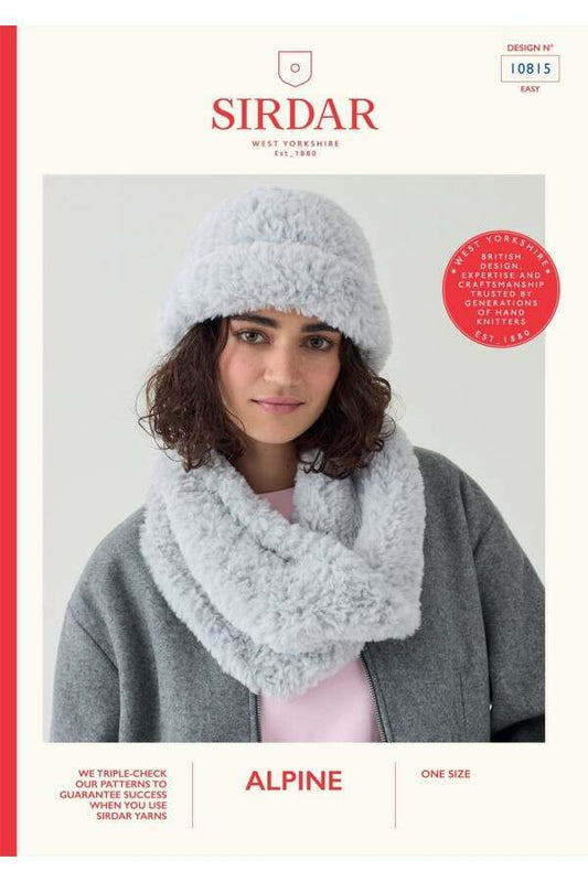 Women's Hat and Snood knitting pattern super chunky - Sirdar 10815