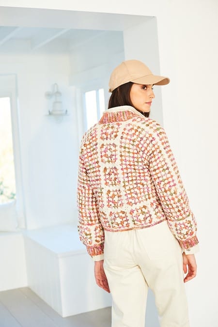 Women's Hexagon Cardigans crochet pattern in DK - Stylecraft 10051