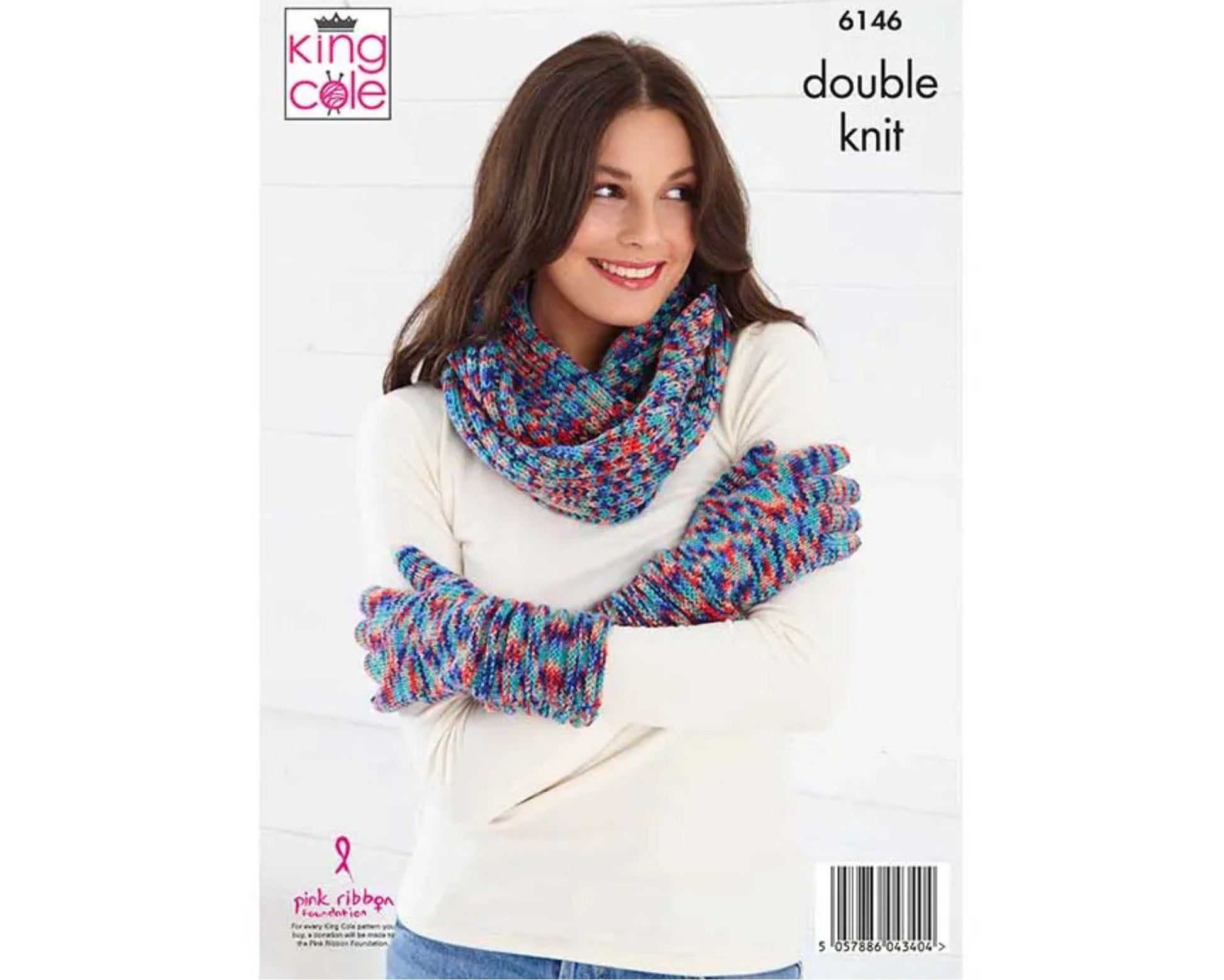 Women's knitting pattern-accessories-DK-King Cole