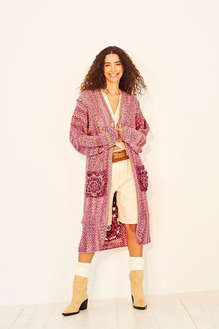 Women's Longline and Cropped Jackets crochet pattern DK - Stylecraft 10135