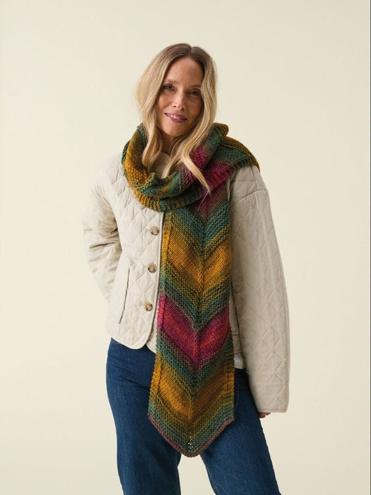 Women's Scarf knitting pattern chunky - Hayfield 10865